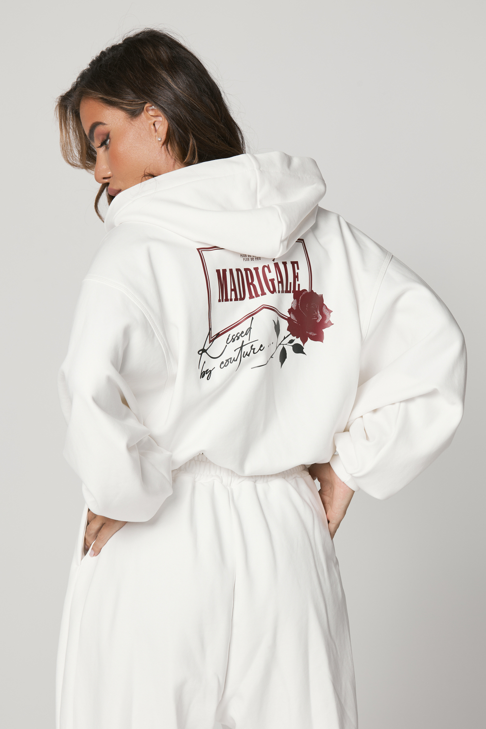 Худи «Madrigale» kissed by couture white