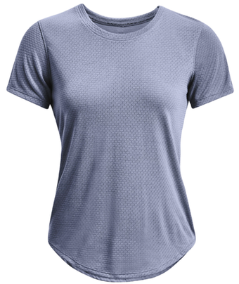 Женская теннисная футболка Under Armour Streaker Run Short Sleeve - Фиолетовый