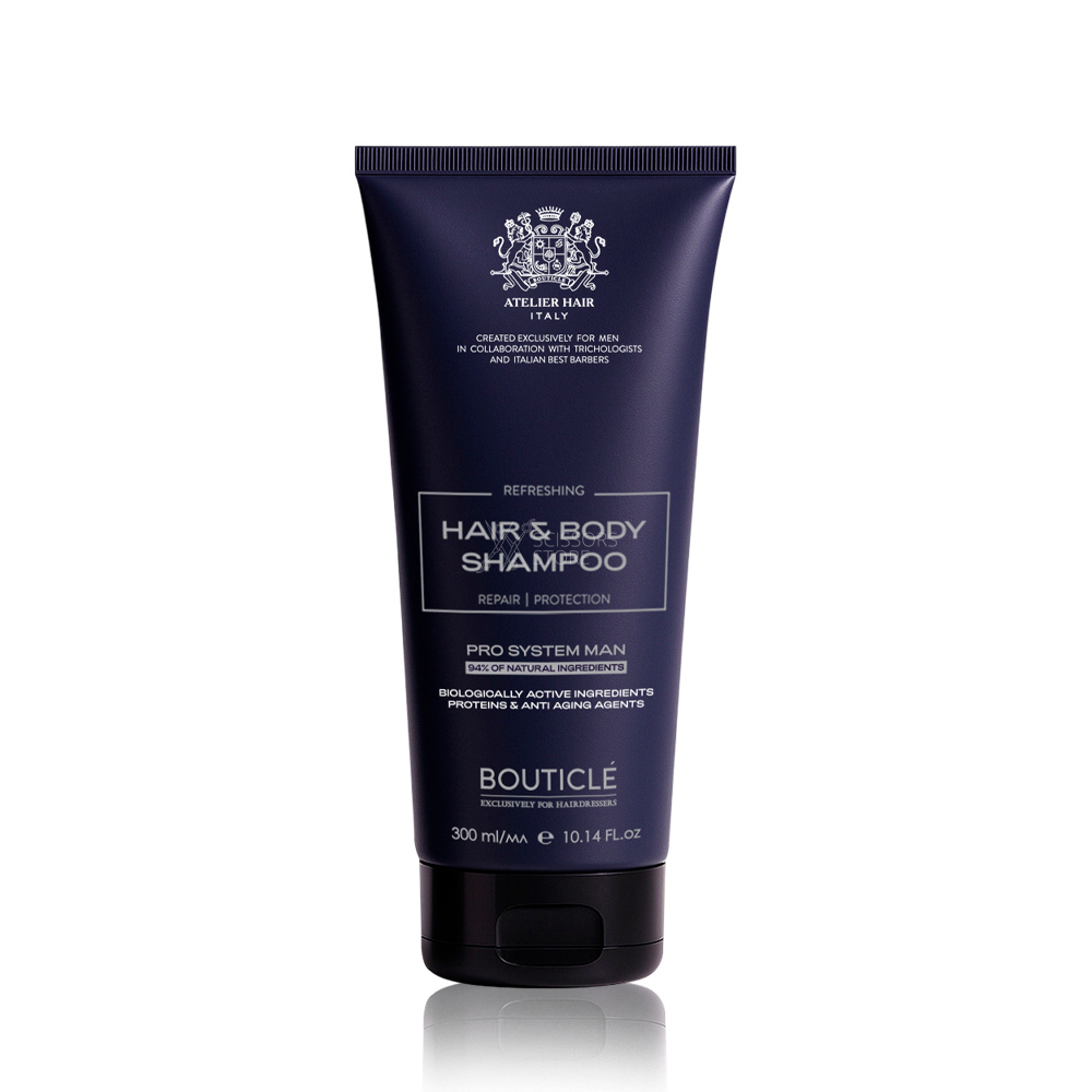 Мужской шампунь для волос и тела BOUTICLE Hair and Body Shampoo