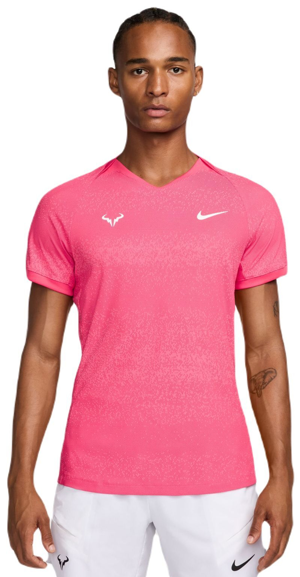 Мужская теннисная футболка Nike Court Rafa Dri-Fit - Розовый