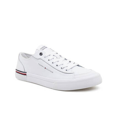Кожаные кроссовки Tommy Hilfiger - белый(FM0FM04953)