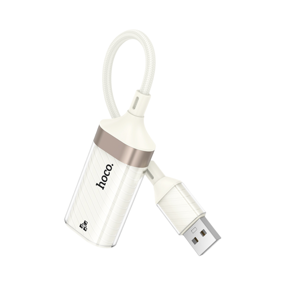 Переходник Hoco UA41 USB на RJ45 100 Мбит/с белый