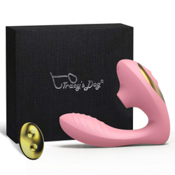 Вакуумный стимулятор с дистанционным управлением Clitoral Sucking Vibrator OG Pro 2 светло-розовый