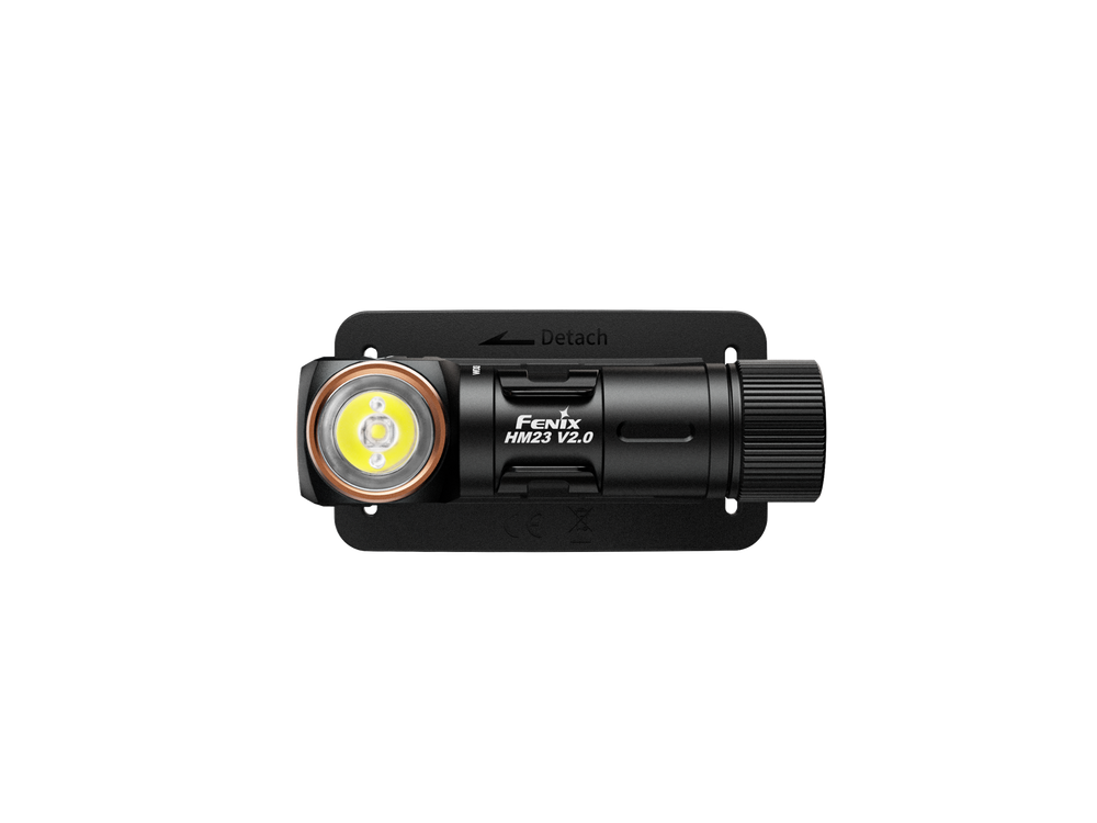 Налобный фонарь Fenix HM23 V2.0 легкий  для бега, спорта и отдыха, есть красный свет, 300 люмен