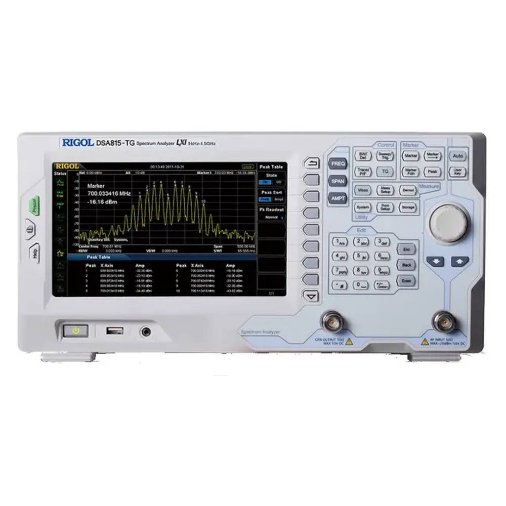 Анализатор спектра RIGOL DSA815-TG с трекинг-генератором DSA815-TG
