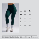 Леггинсы High-Waist Sculpting Leggings with Pockets PRIMAL 851 Зеленые