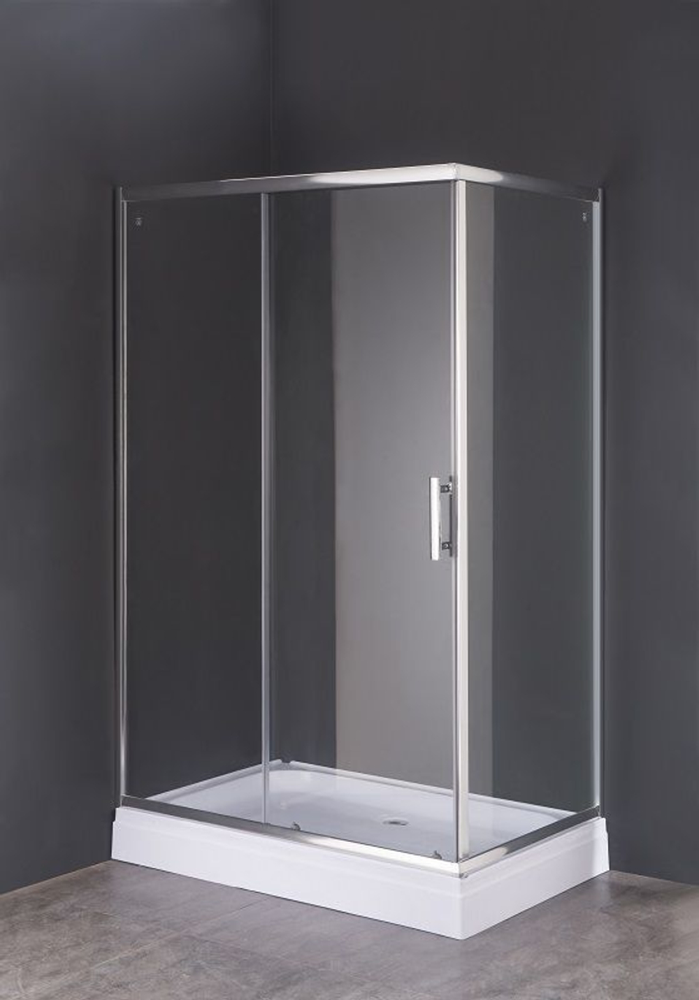 Душевое ограждение Loranto 120х80х195, поддон 13 см (CS-8021S)
