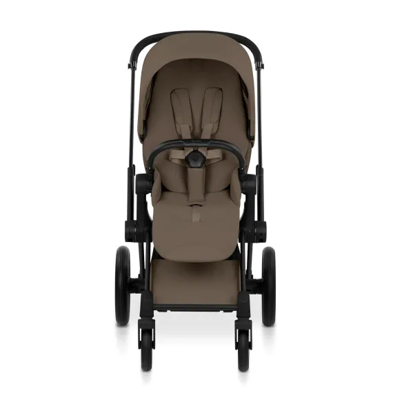 Детская коляска Cybex Priam V Style 2 в 1 Coconut Brown шасси Matt Black