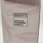 Белый органический чай Bradley's Organic №390 вкусом клубники и ванили 25 шт (43,75г) (Великобритания)