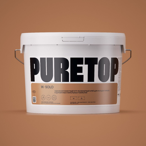 Puretop 1К -SOLO клей паркетный на SPT полимерах однокомпонентный 14 кг.