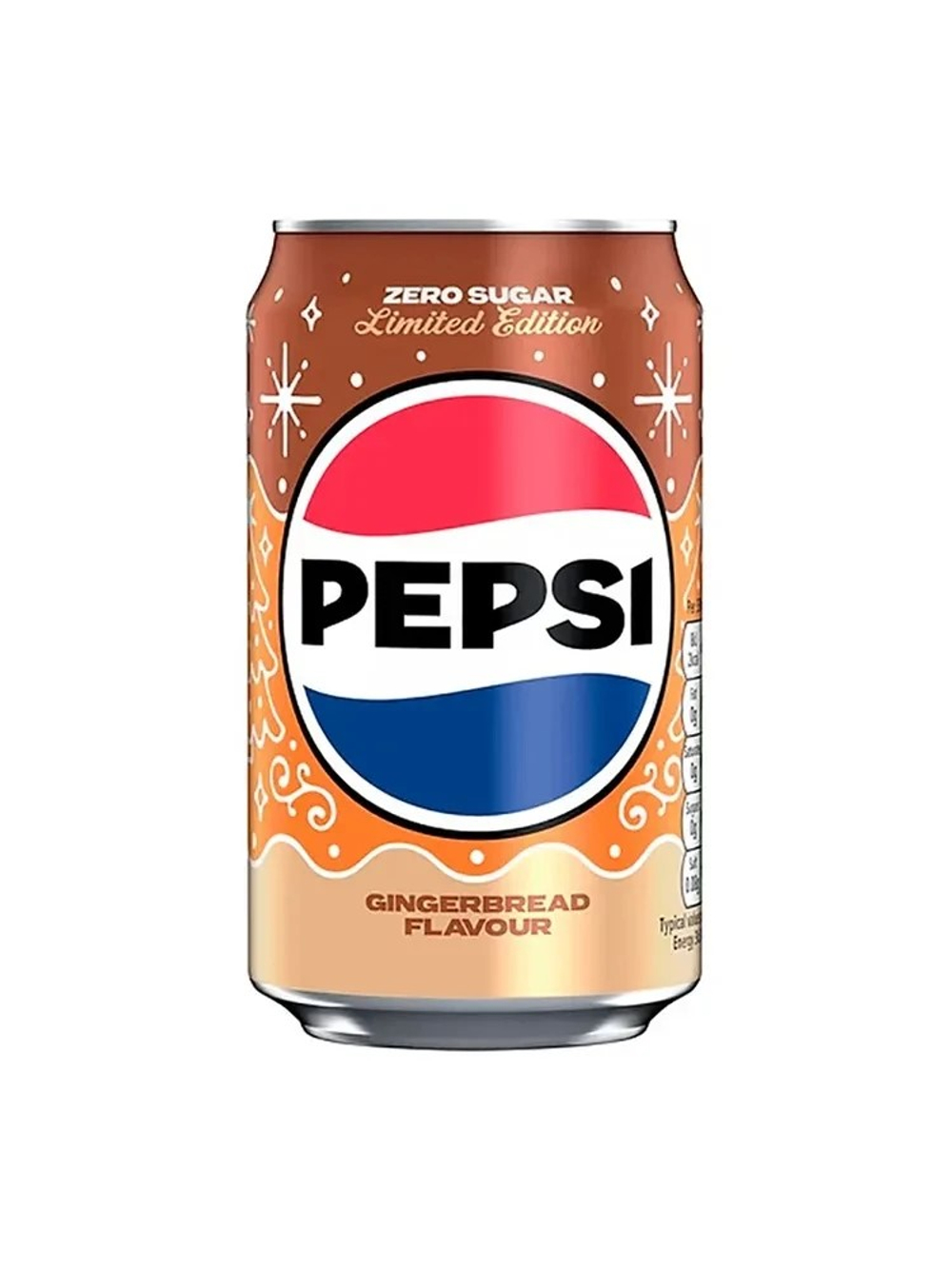 Напиток Pepsi GINGERBREAD ZERO б/а с/г, 330 мл, 24шт Великобритания