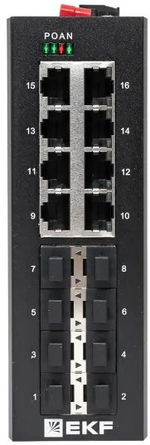 Коммутатор промышленный неуправляемый EKF TSX-U-8GX/SFP-8GT