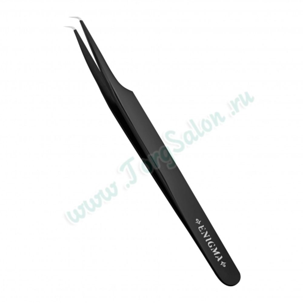 Пинцет для наращивания ресниц Mini-L 90° (Black) с ручной заточкой extra-sharp, Enigma Пинцет для наращивания ресниц Mini-L 90° (Black) с ручной заточкой extra-sharp, Enigma