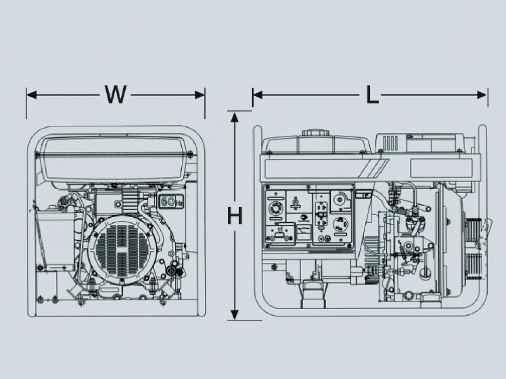 Дизельный генератор Yanmar YDG 3700 N-5EB2 electric — Фото №2 
