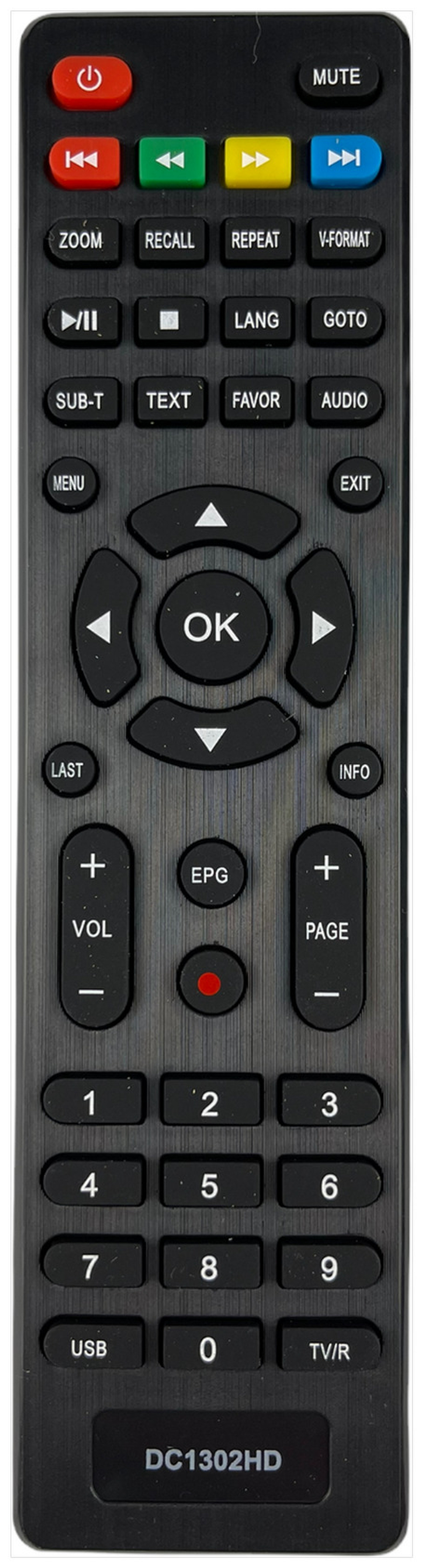Пульт для D-COLOR DC1302HD (черный) (DC811HD)