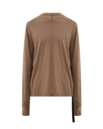 RICK OWENS DRKSHDW ЛОНГСЛИВ СЕРЫЙ LIDO CREWNECK SWEAT