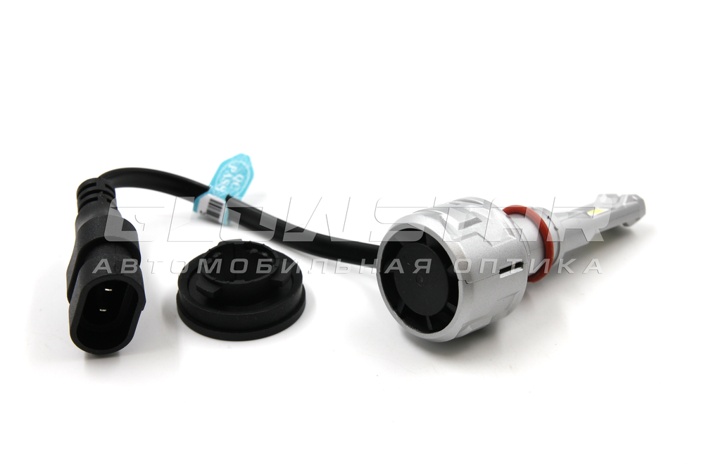 Светодиодные лампы H8/H9/H11/H16 Sariti S3 с вентилятором, 12V, 32W, 5500K (комплект, 2шт)