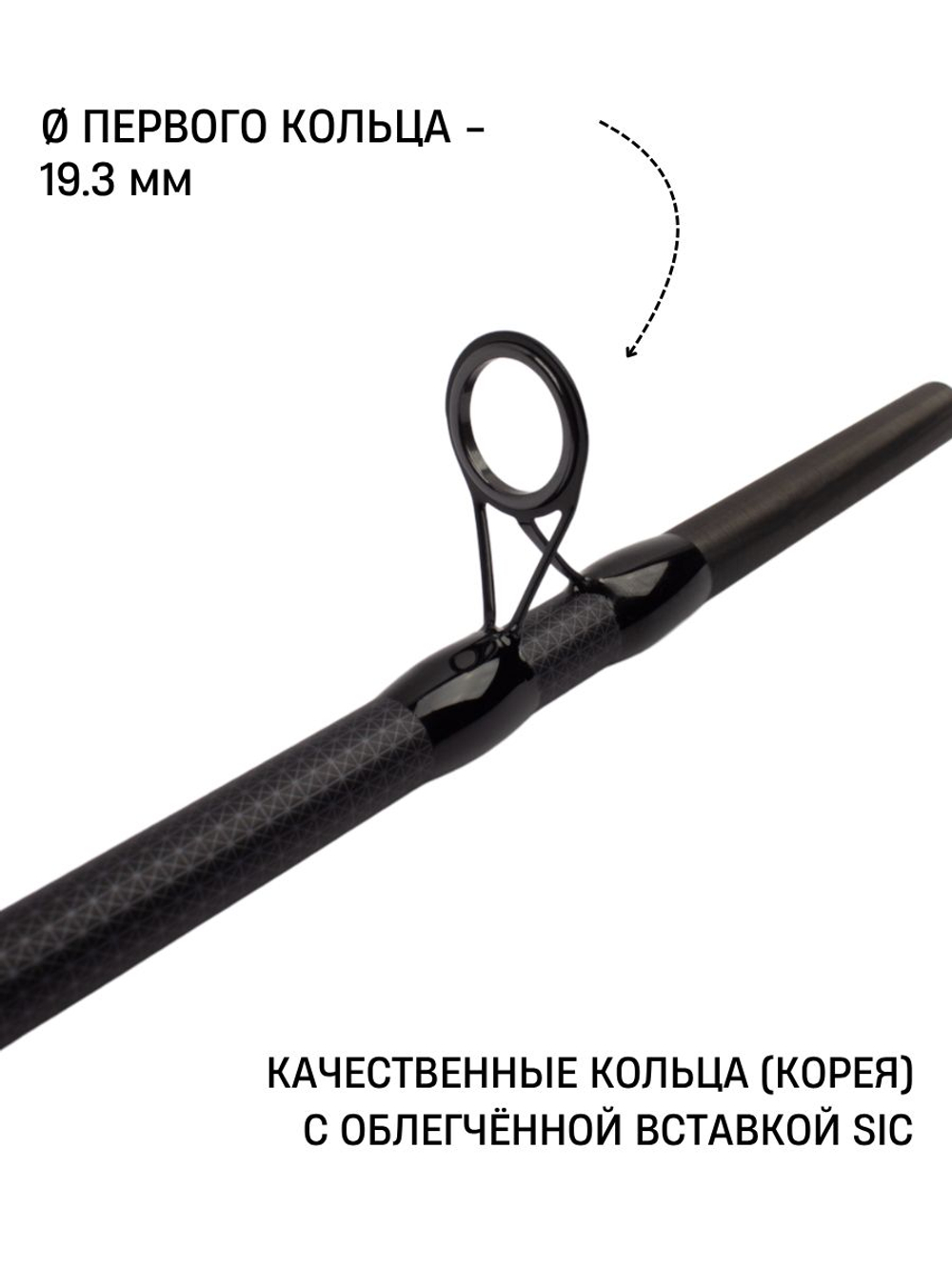 Удилище фидерное " DEDICATE METHOD" тест до 120гр, 3.90м, 3+3 (1oz ,2oz, 3oz Carb.)Carb IM10