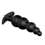 Анальный вибростимулятор в виде ёлочки 11,8см с пультом ДУ Pretty Love Special Anal Vibrating Butt Plug BI-040039