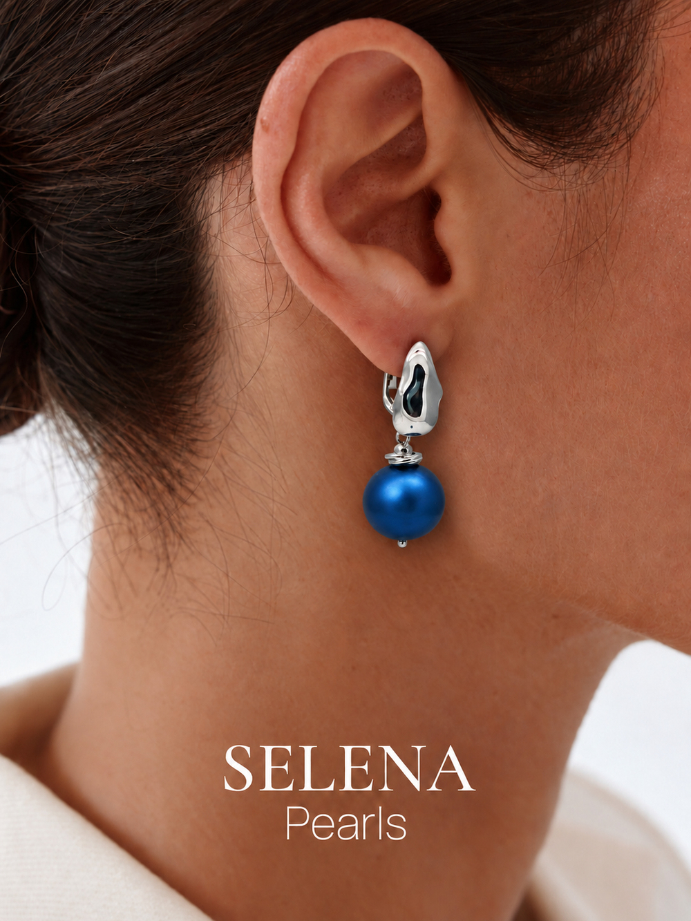 91004667 Серьги Selena Pearls