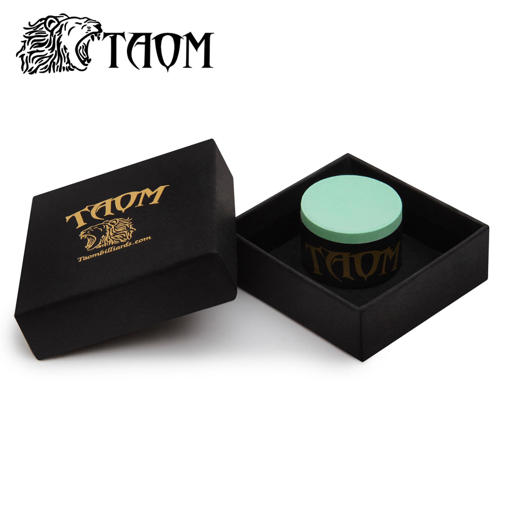 Мел бильярдный "Taom Chalk Snooker 2.0" Green в индивидуальной упаковке 1шт.
