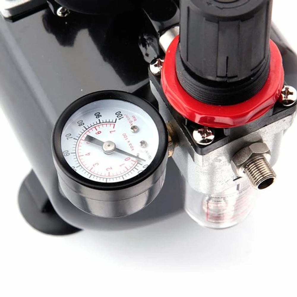Компрессор для аэрографа AS-186 1/6hP,20-23 lpm, 3-6 BAR