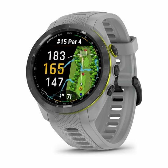 Смарт-часы Garmin для гольфа Approach S70 - 42 mm Black Ceramic Grey 010-02746-11