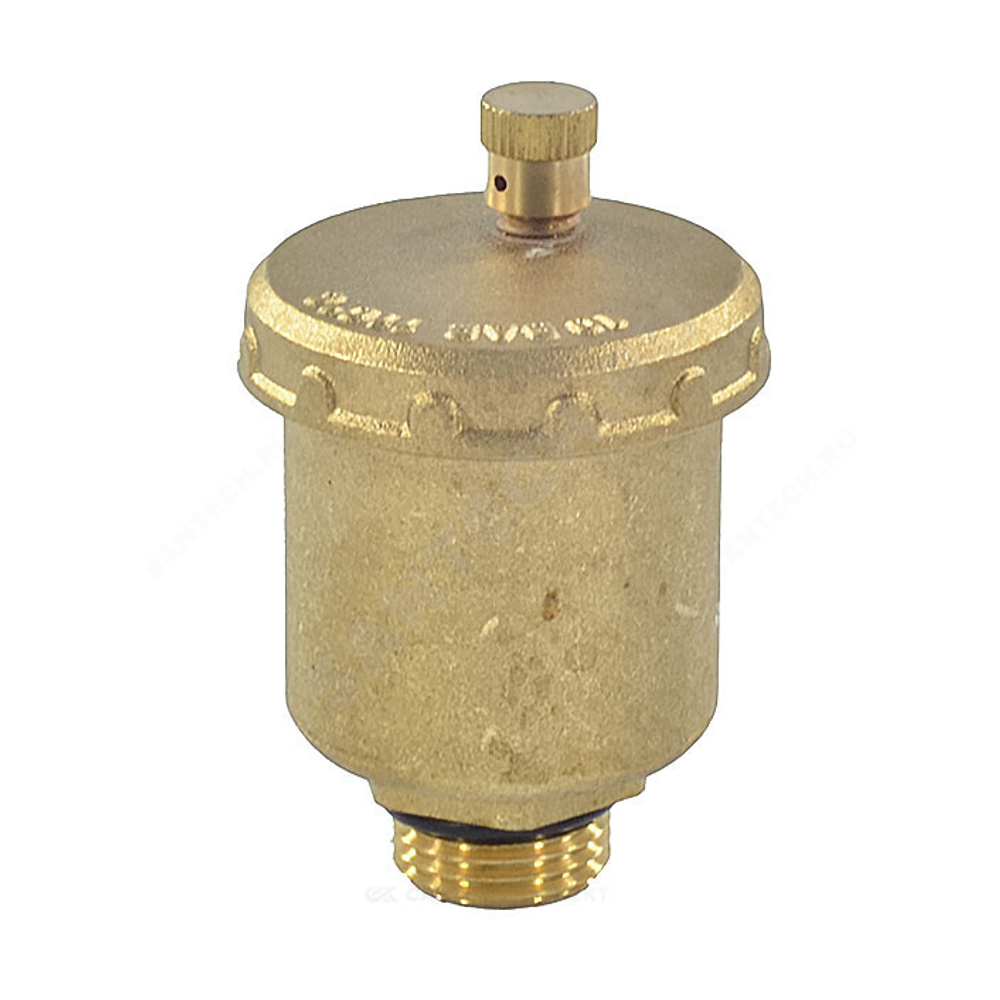 Воздухоотводчик автоматический латунь 5003 Ду 15 Ру10 G1/2" НР прямой Aquasfera 5003-01