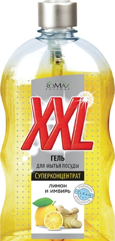 Средство для мытья посуды «Лимон» Romax, 1 л