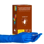 Перчатки Safe&Care-HIGH RISK DL 214 повышенной прочности размер М латексные смотровые нестерильные неопудренные 25 пар