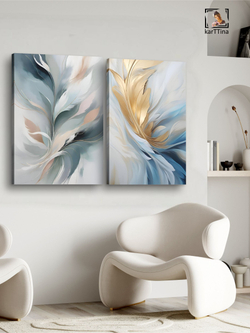 Картина Нежные штрихи, модульная, галерейная 50x70см 2шт.