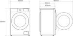 Стиральная машина узкая LG F2T3HS6W