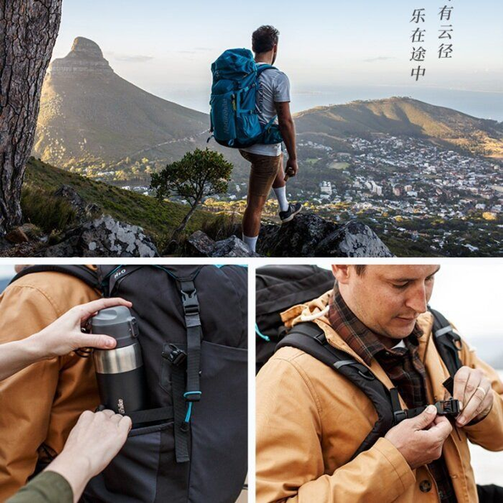 Рюкзак туристический Naturehike NH16Y020-Q 55L, черный, 6927595787915