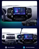 Магнитола для Toyota Hilux 2011-2015 - Vaycar VA77-1143-2K на Android 13, Быстрая, 2K QLED, CarPlay,4G SIM-слот