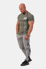 Футболка VERTICAL LOGO NEBBIA T-SHIRT 293 Хаки
