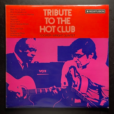 Cooper-Wright Quintet ‎– Tribute To The Hot Club (Англия 1969г.)