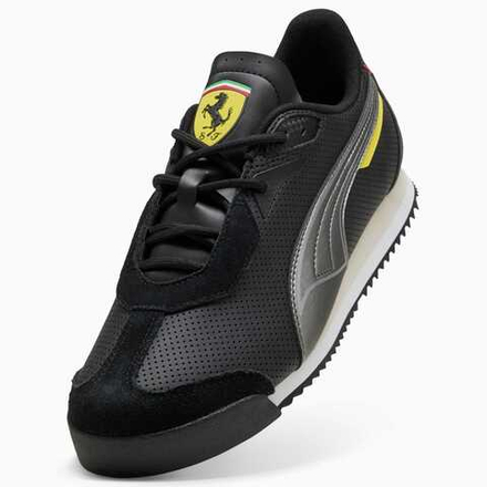 PUMA X SCUDERIA FERRARI КРОССОВКИ УНИСЕКС ROMA, ЧЕРНЫЙ