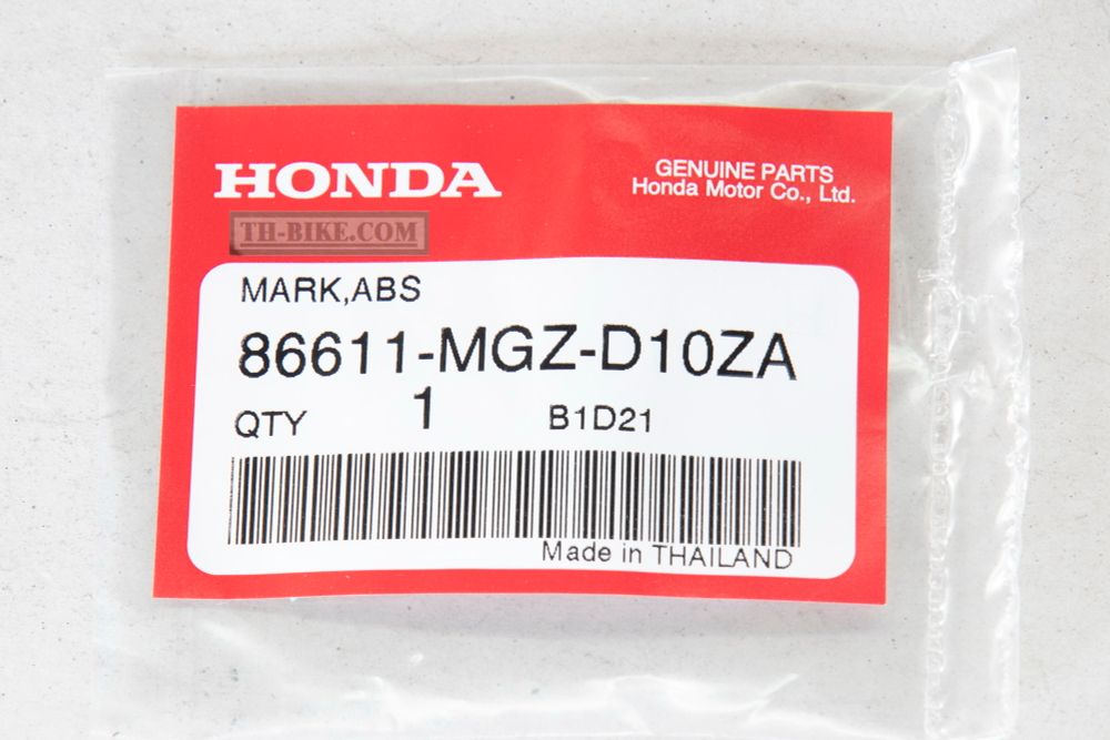 86611-MGZ-D10ZA. MARK, ABS *TYPE3*