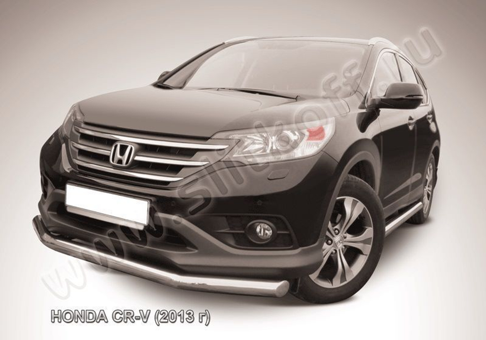 Защита переднего бампера (нержавейка) Honda CR-V 2L (2011-2015) d76