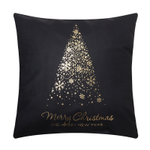 Чехол на подушку Этель "Merry Christmas", 40*40 см, 100% полиэстер, велюр