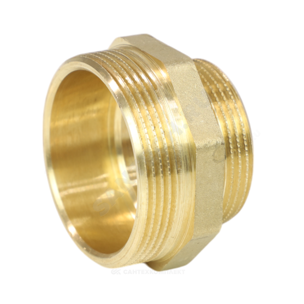 Ниппель латунь переходной Ду 25х15 (1"х1/2") НР LD LD.65.503.2515