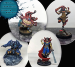 Amazon Человек Воин Паладин Варвар Файтер Рыцарь миниатюра для dnd, днд, pathfinder, фентези, Настольная игра, НРИ, Варгейм, РПГ