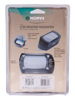 Лупа Konus Reading 2,5x