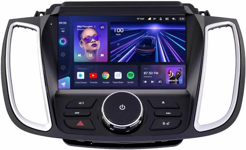 Магнитола для Ford Kuga 2 2017-2019 (SYNC 3, рамка с кнопками тип 1) - Teyes CC3L монитор 9" IPS на Android 10, CarPlay, 4G SIM-слот