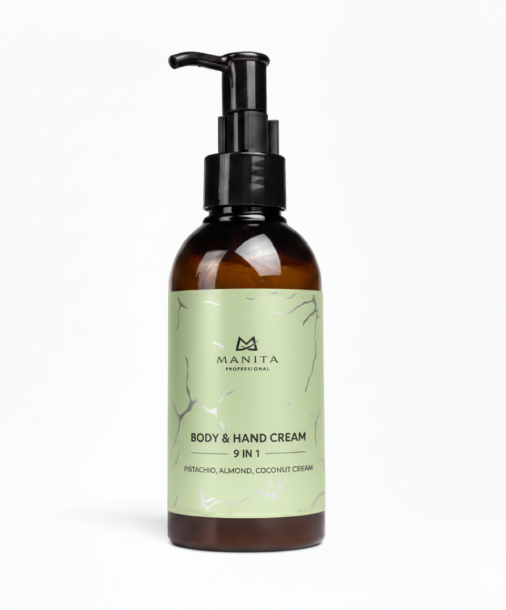 Manita Professional Крем для рук и тела 9в1 Pistachio, Almond, Coconut Cream, 150мл
