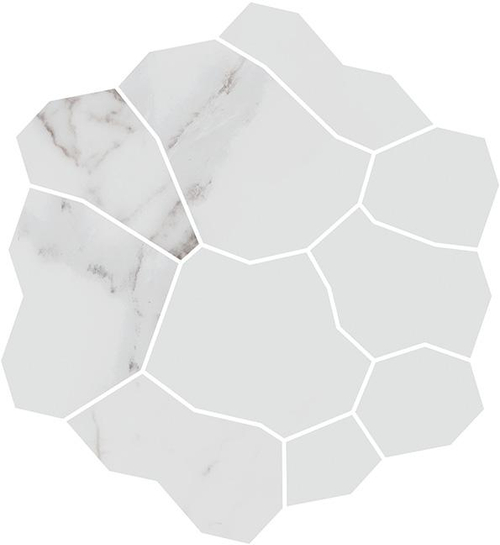 Керамогранит KERAMA MARAZZI МАРСЕЛЬ наборный серый светлый матовый обрезной 31,5x34,2 / 9 мм. / KMD2HID020GR