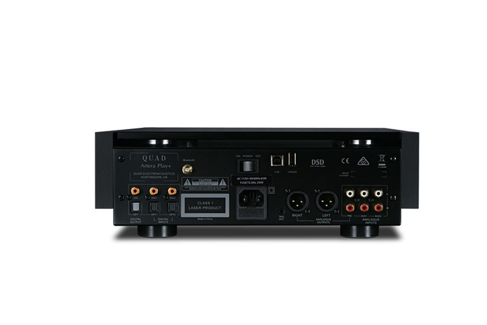 CD проигрыватель с ЦАП и предварительным усилителем Quad Artera Play+, черный