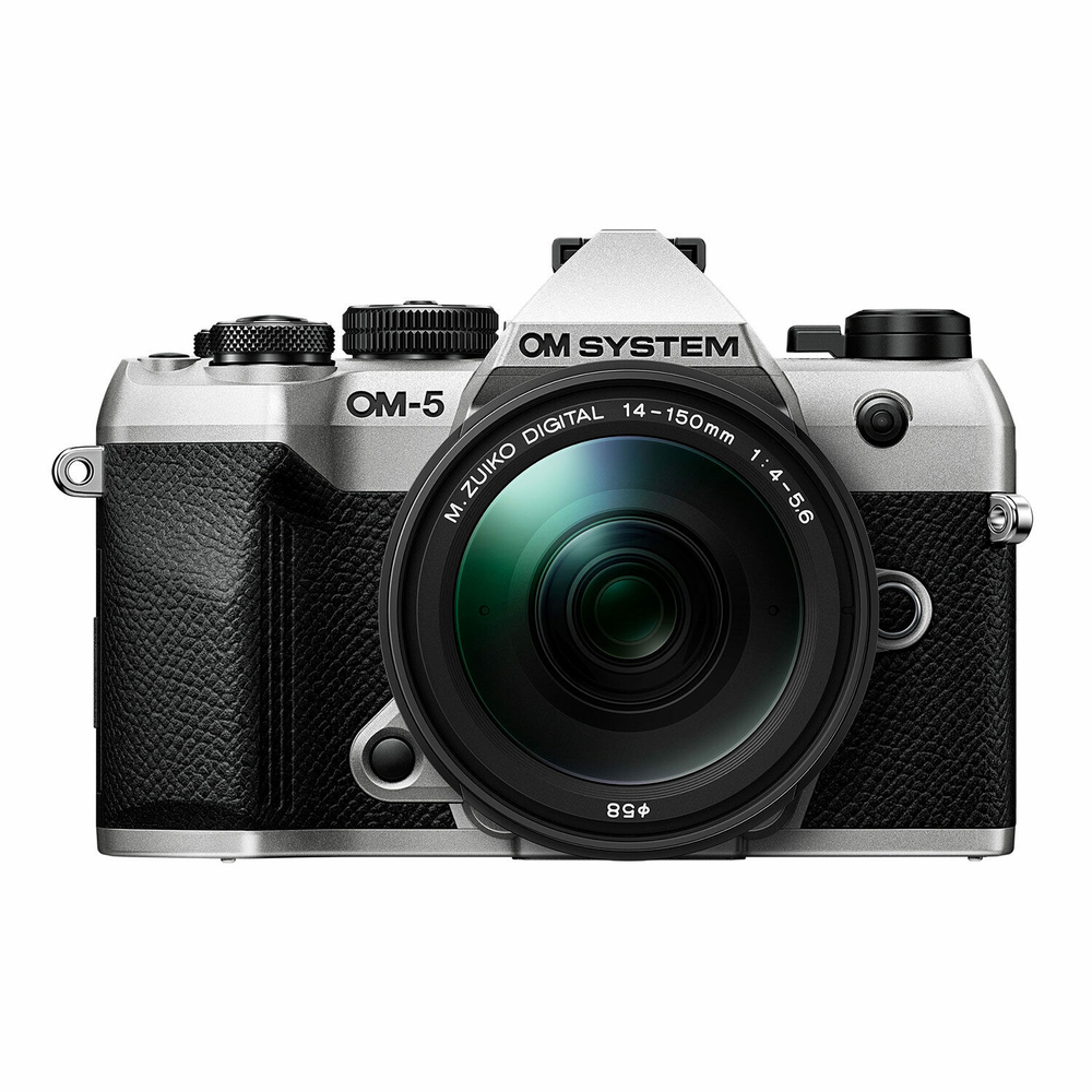 Фотоаппарат OM System OM-5 II kit 14‐150mm F4‐5.6 II Pro серебристый