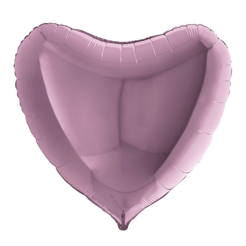 Сердце 36" Сиреневый / Lilac Gr