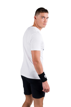 Мужская теннисная футболка Hydrogen City Cotton Tee Man - белый